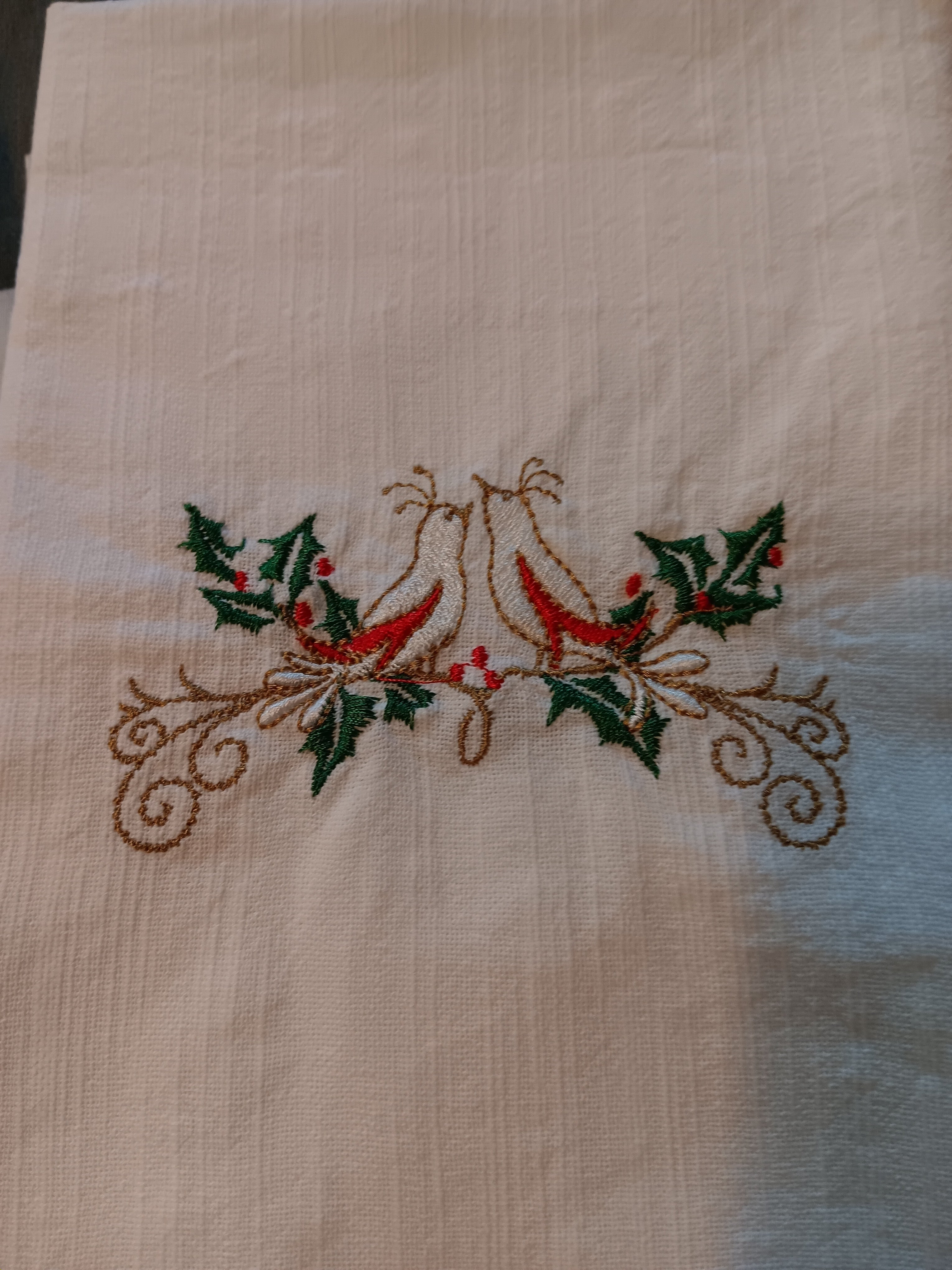 Embroided  napkins set of 4