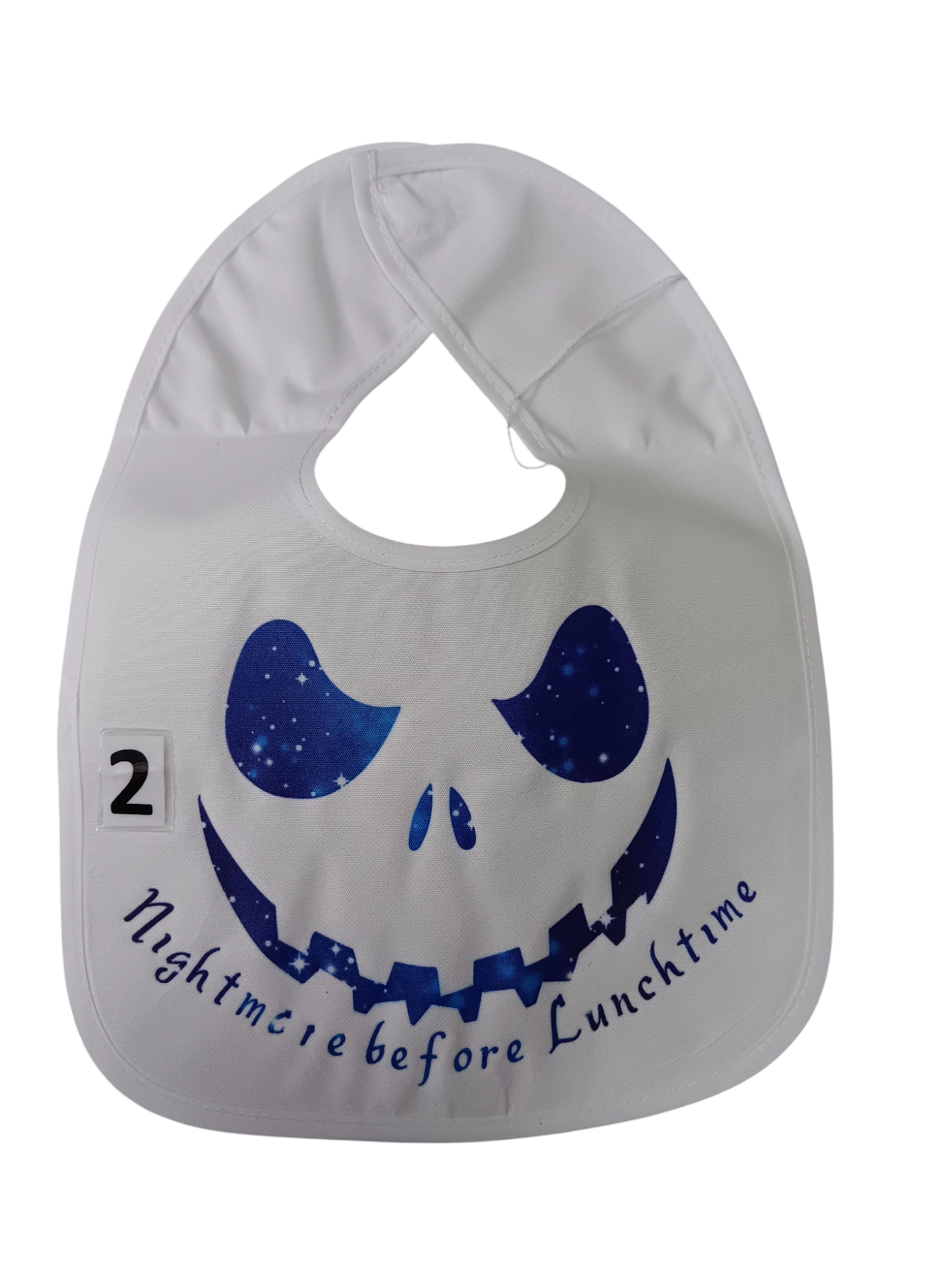 Nightmare before lunchtime bibs, printed
